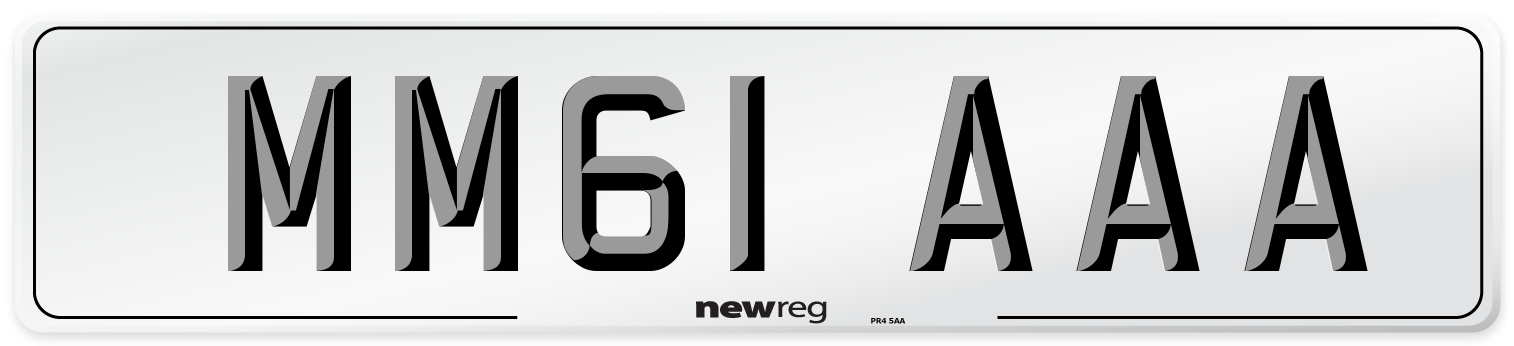 MM61 AAA Number Plate from New Reg